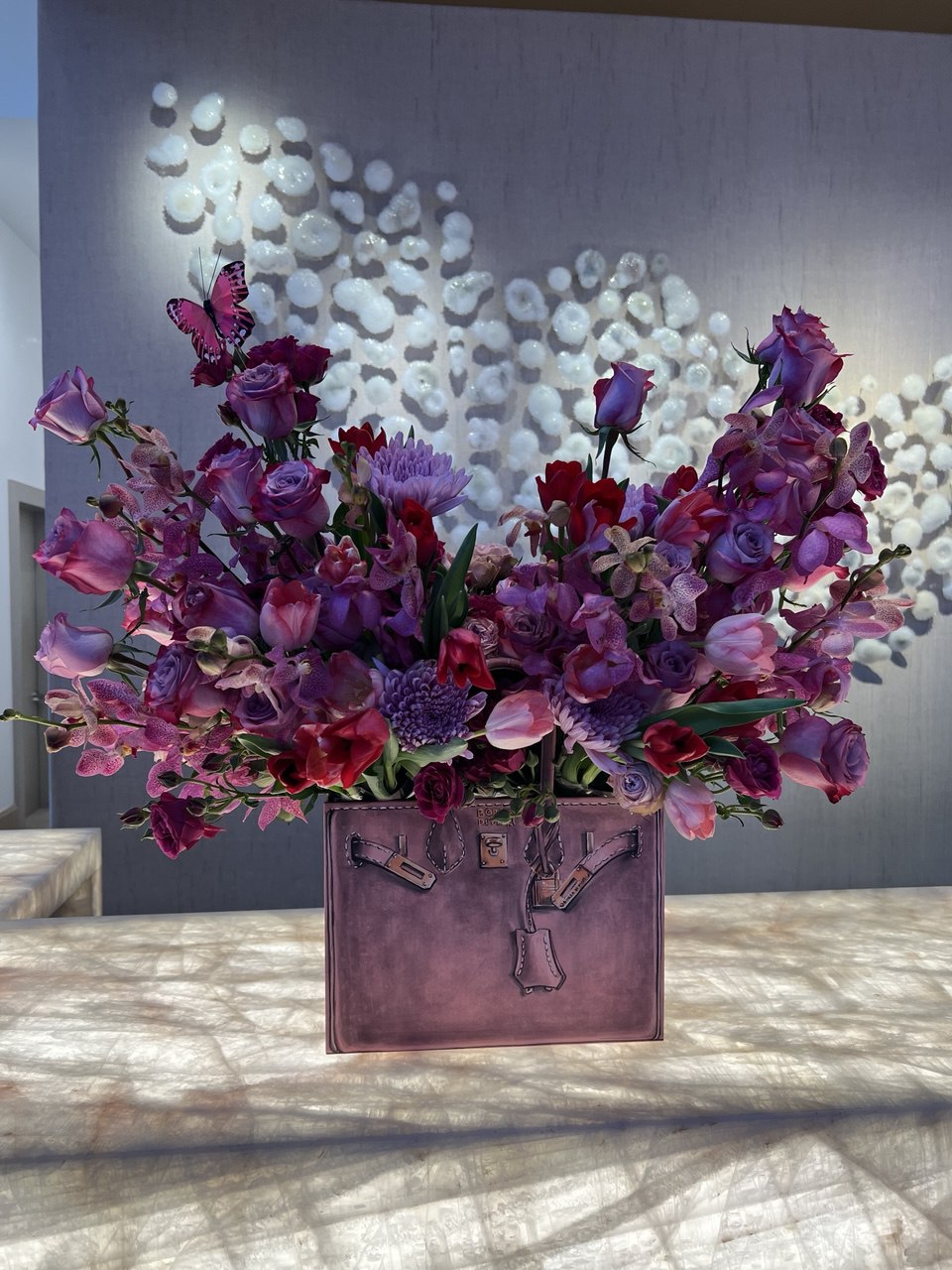 Blue & purple flowers (uniqueness & style)